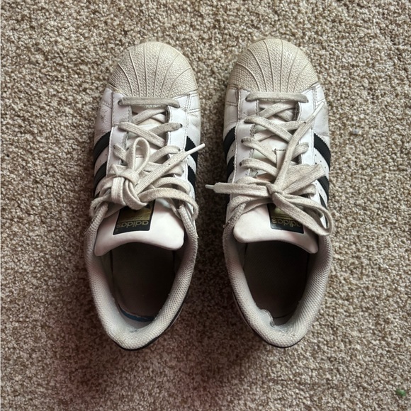 Buy Adidas Superstar Size Black And White Adidas Adidas Shoe Black Adidas  Superstars Size